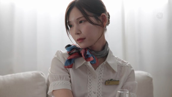 아카리 츠무기 [JUR-020] 이웃집 CA와의 아찔한 비즈니스 트립 일탈