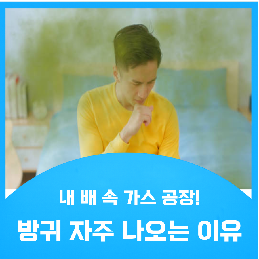 방귀 자주 나오는 이유