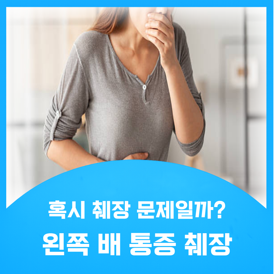 왼쪽 배 통증