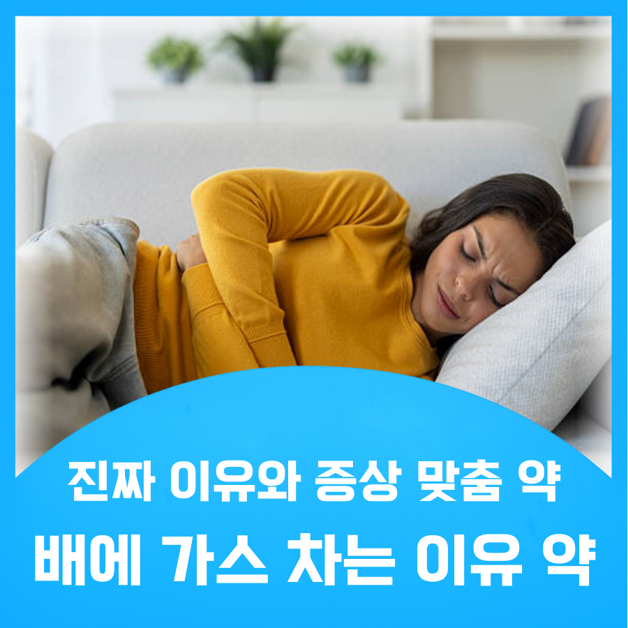 배에 가스 차는 이유 약