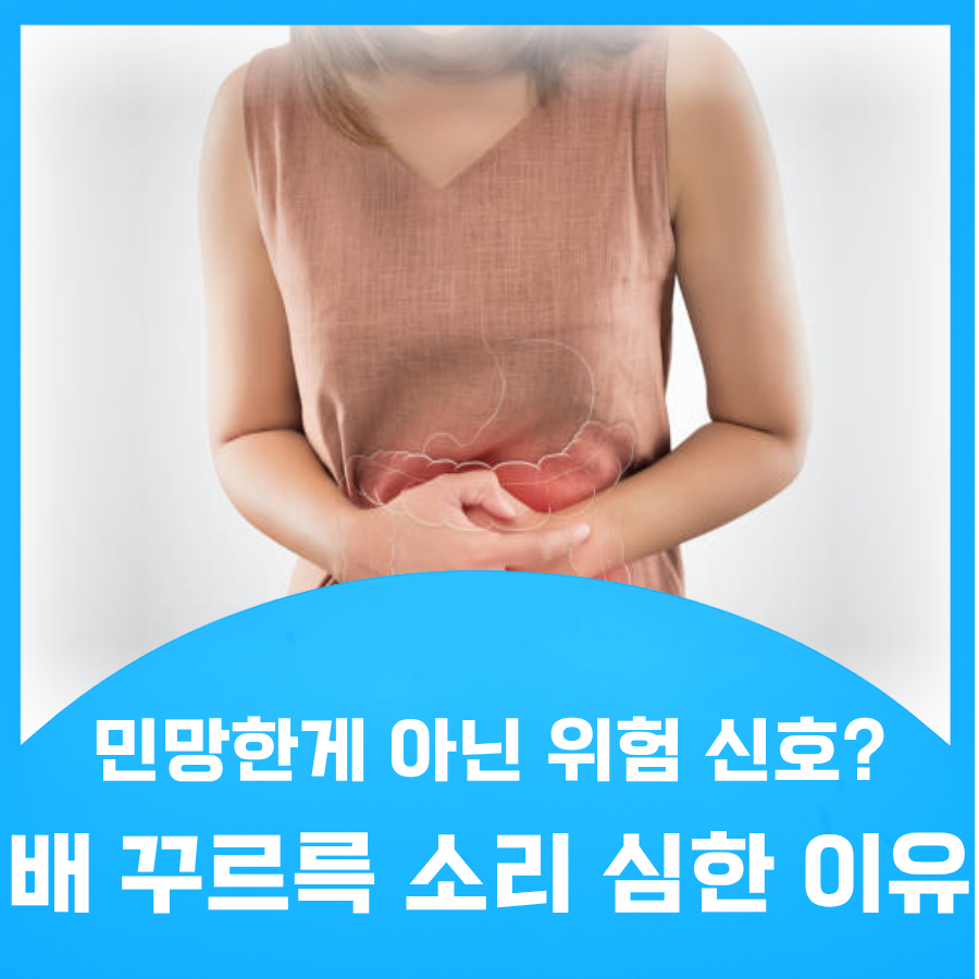 배 꾸르륵 소리